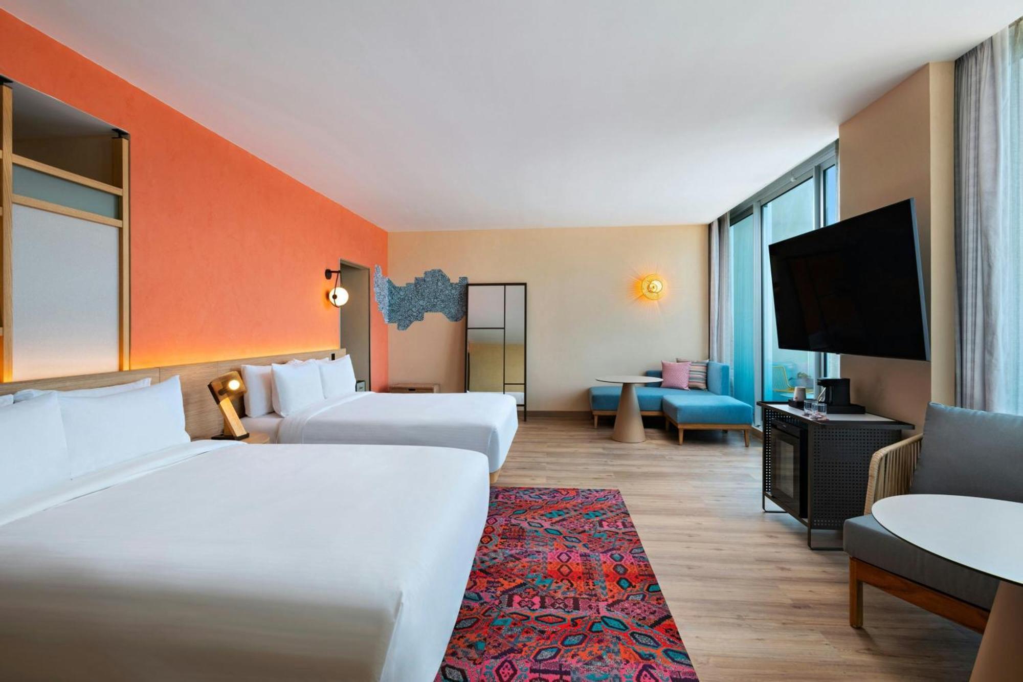 Aloft Playa Del Carmen Hotel Ngoại thất bức ảnh A room at the hotel